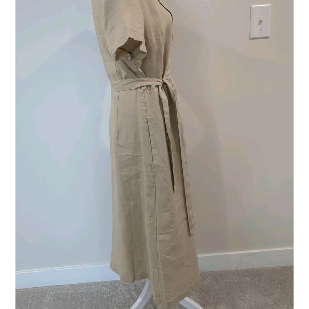 Quince Women’s 100% Linen Short Sleeve Shirt Dress Size Medium NWT - Picture 6 of 14